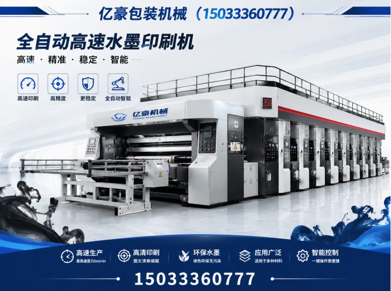 海兴县高速高清水墨印刷机展示图